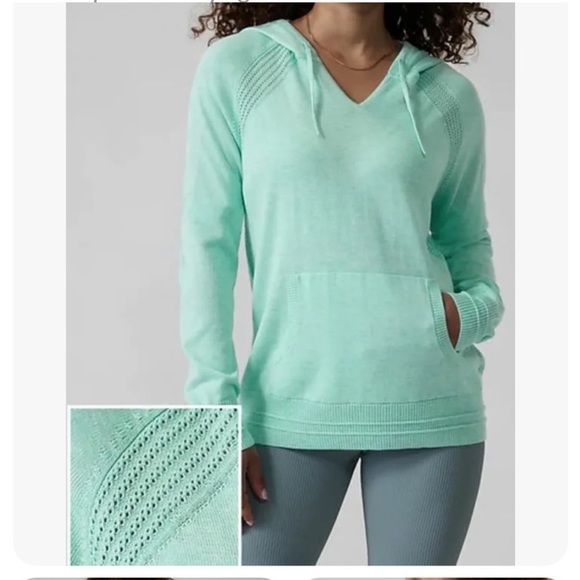 Athleta Women's XS Evergreen Hoodie Sweater - Picture 1 of 14